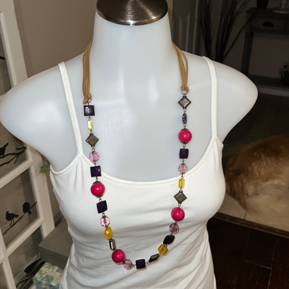 Studio Works chunky beaded necklace
